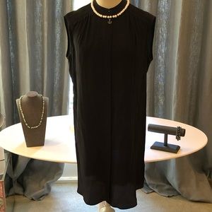 Woman’s All Saints black silk dress/tunic: US 6